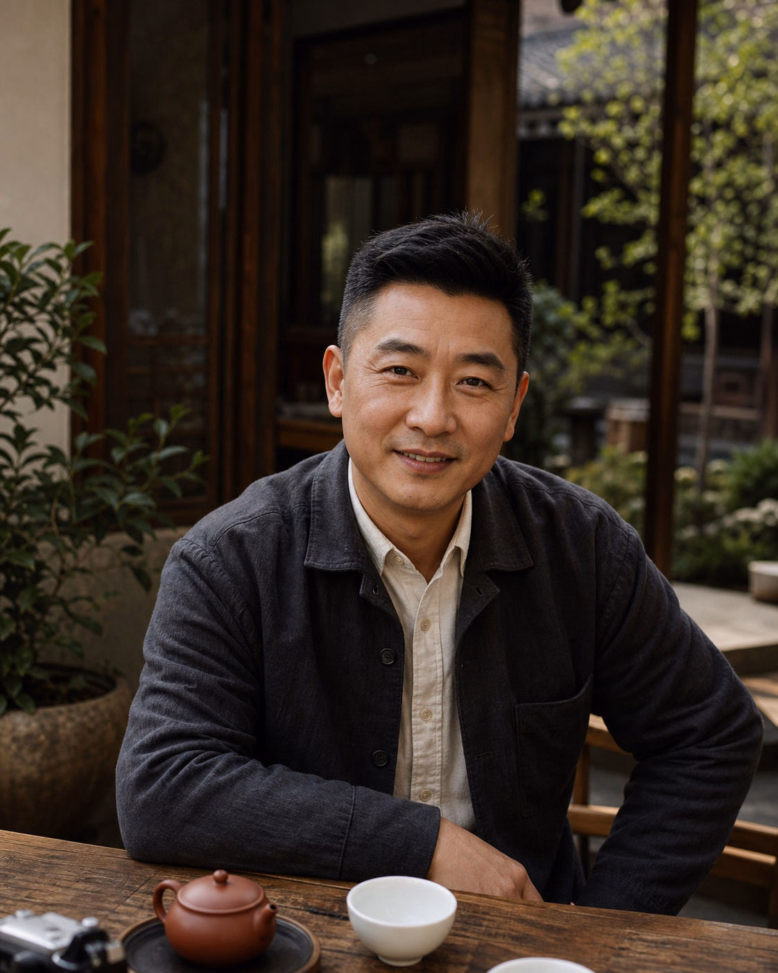 Portrait of local guide Jun He